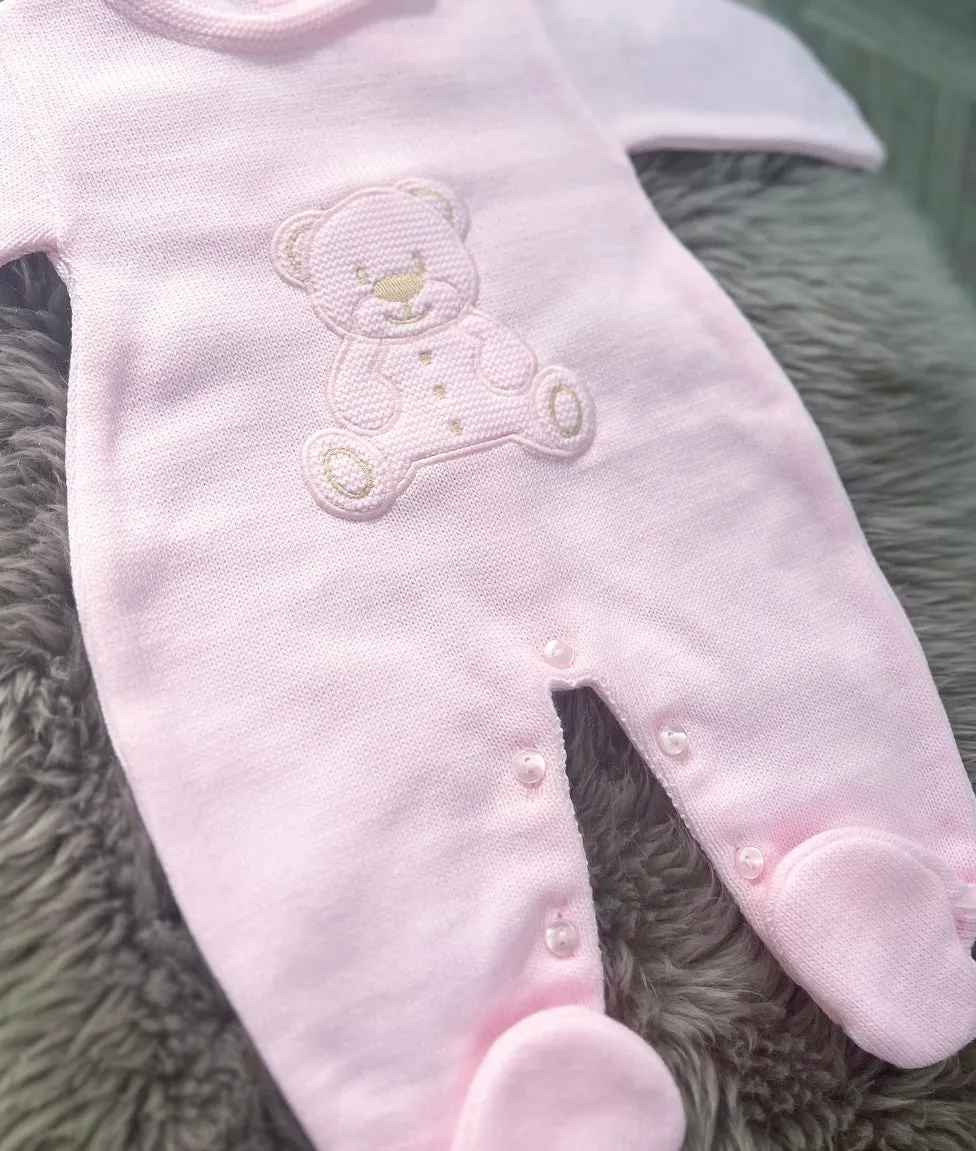 Pink Teddy Romper
