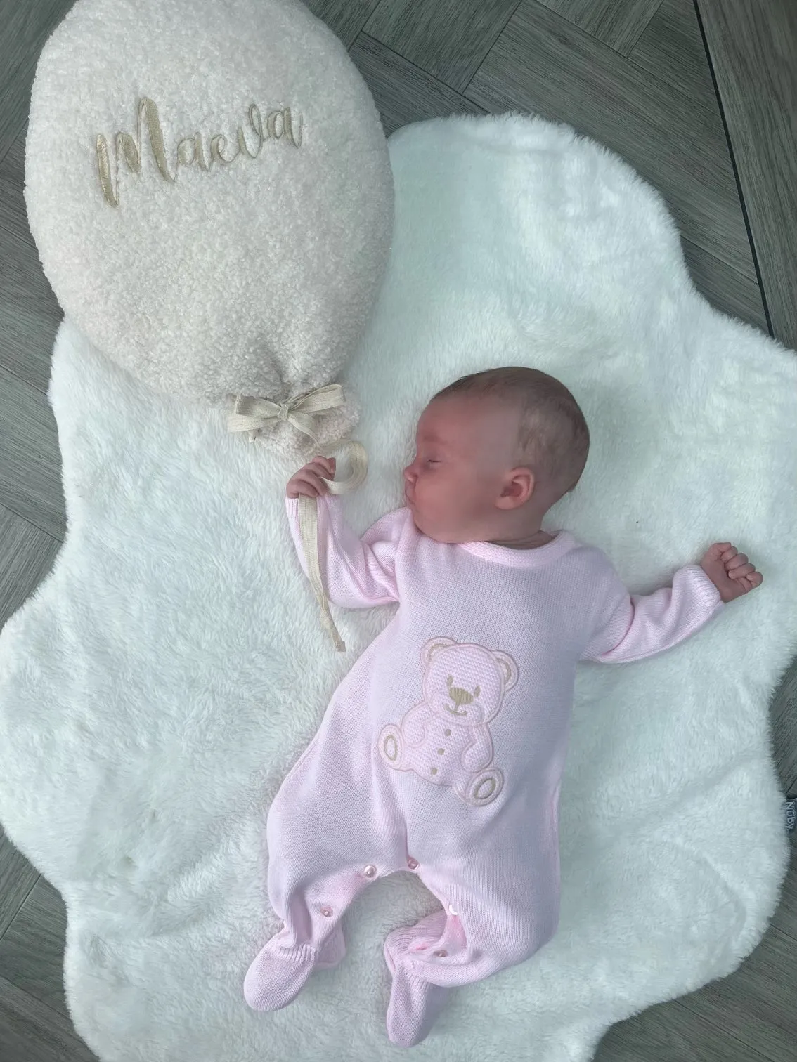 Pink Teddy Romper
