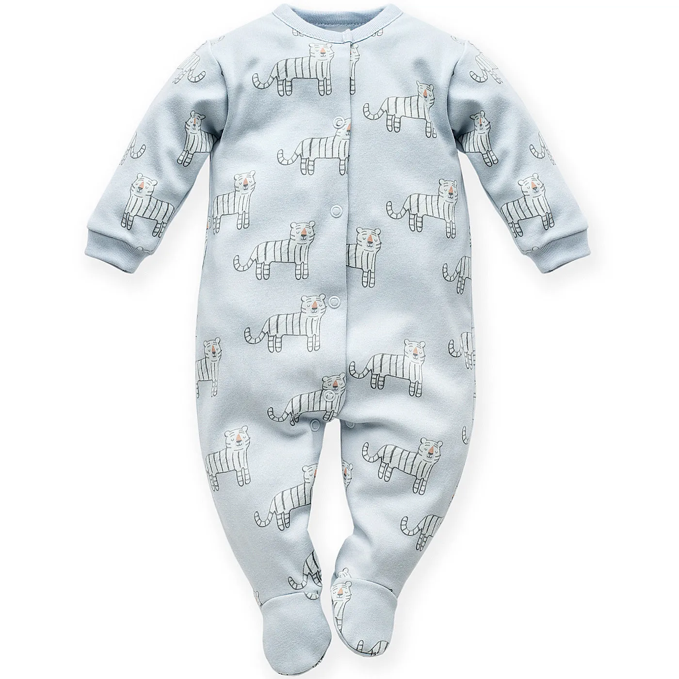 PINOKIO Baby Sleepsuit Wild Animals Blue (1-9mths)