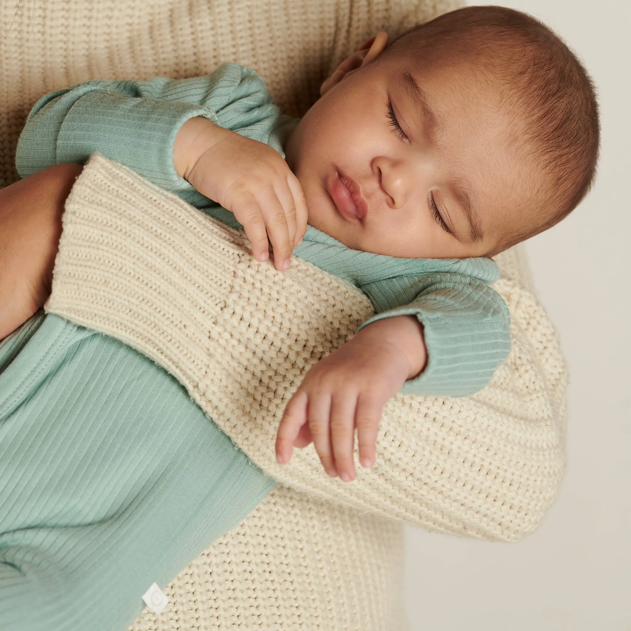 Ribbed Front Opening Sleepsuit 2 Pack