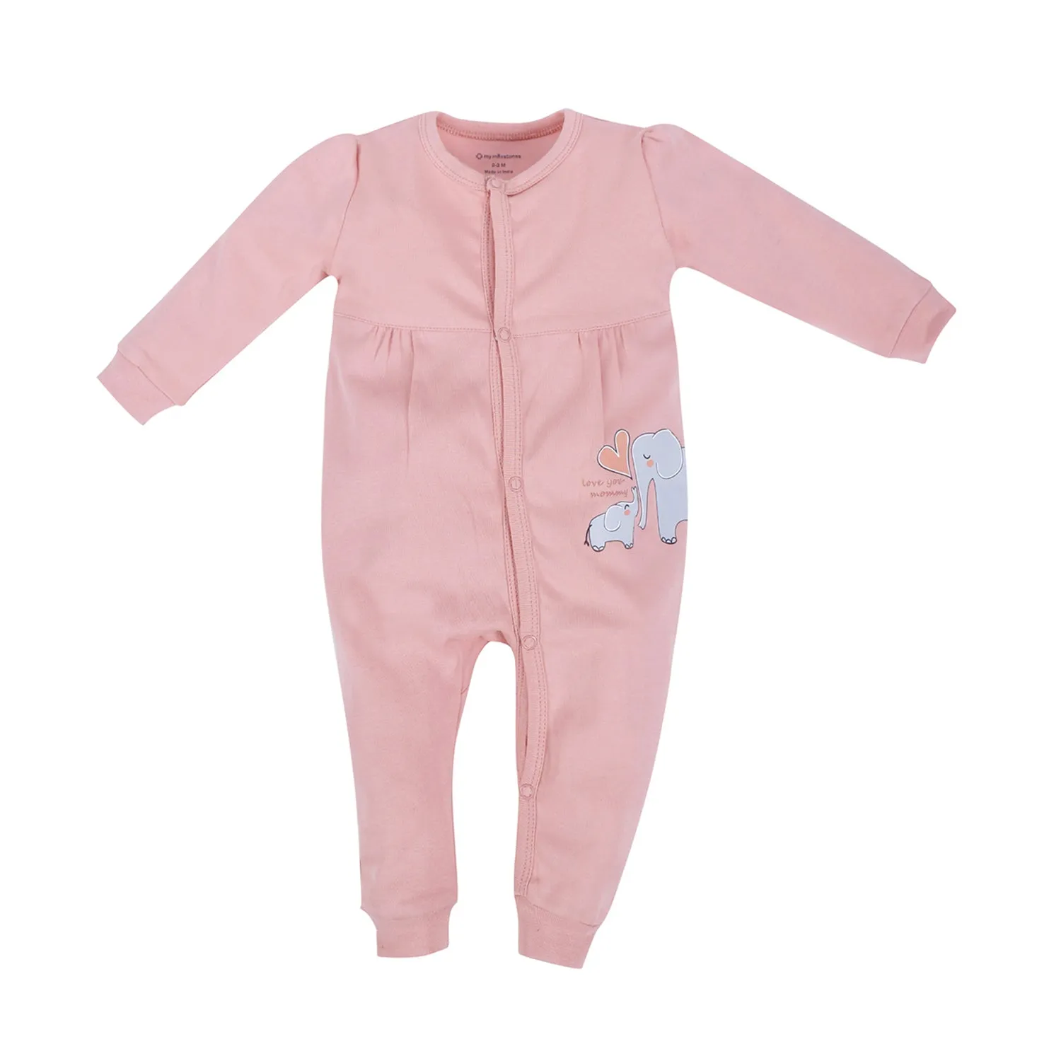 Romper - Girls - Peach