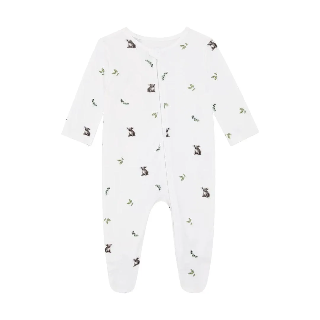 Rosa & Blue Sleepsuit - Koala