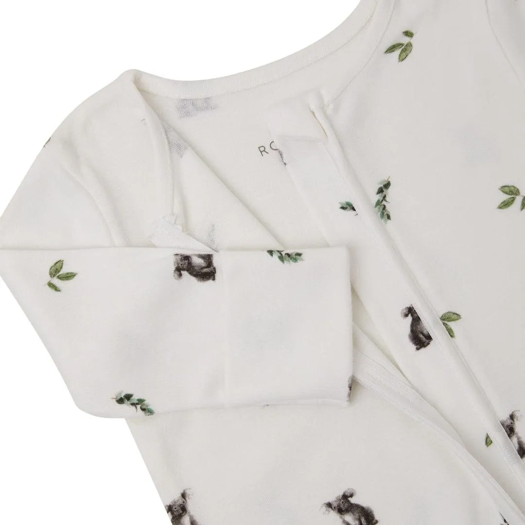 Rosa & Blue Sleepsuit - Koala