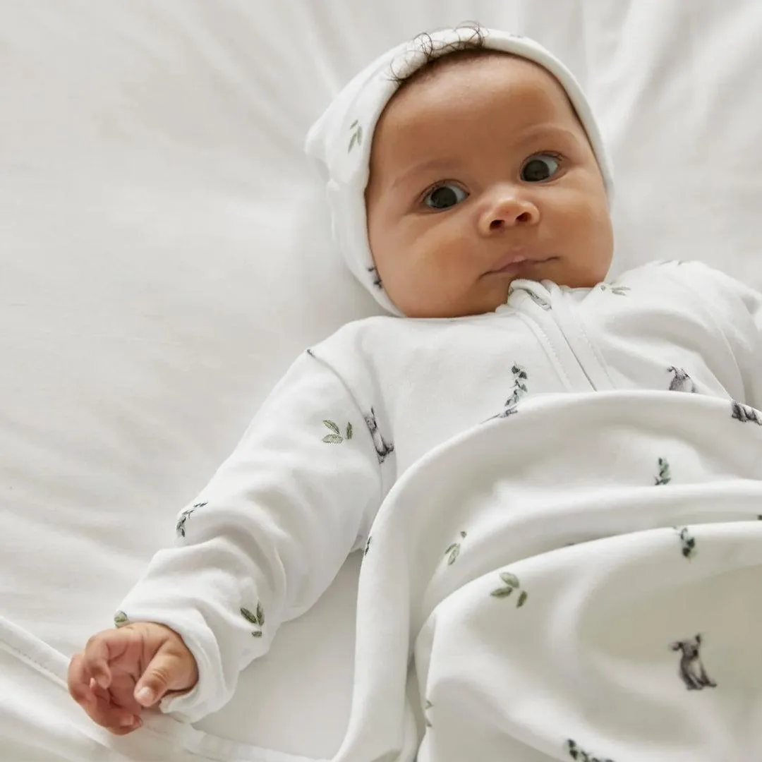 Rosa & Blue Sleepsuit - Koala