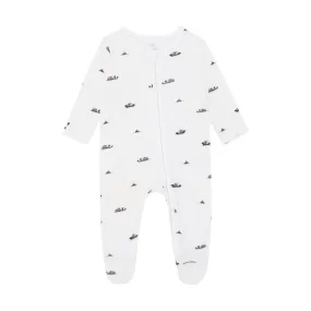 Rosa & Blue Sleepsuit - Otter