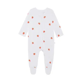 Rosa & Blue Sleepsuit - Strawberry