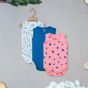 Safari bodysuit pack of 3