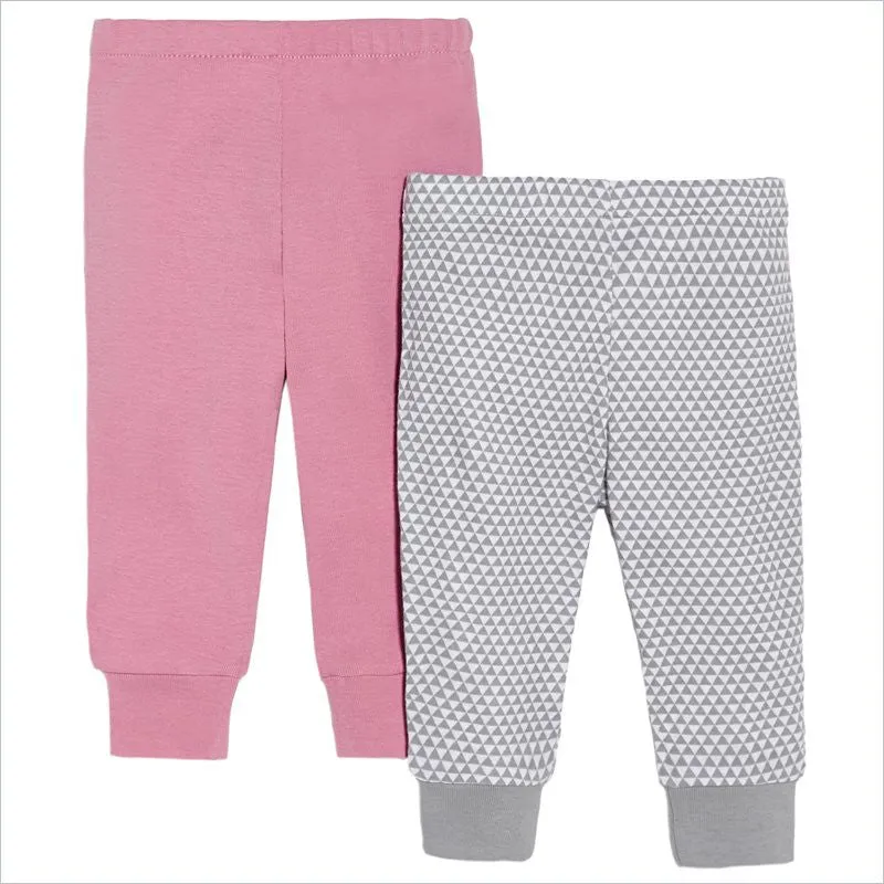 Skip Hop Layette Triangles Pants in Pink (Set of 2)