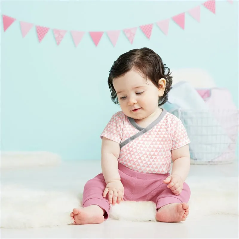 Skip Hop Layette Triangles Pants in Pink (Set of 2)