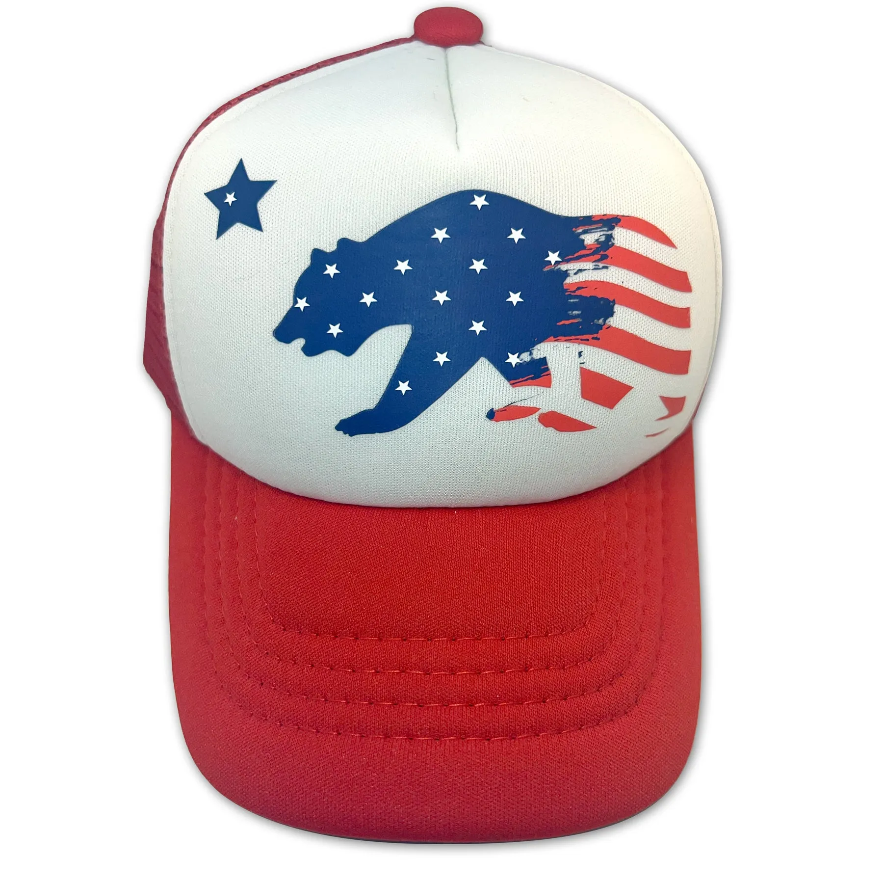Sol Baby USA California Bear Trucker Hat