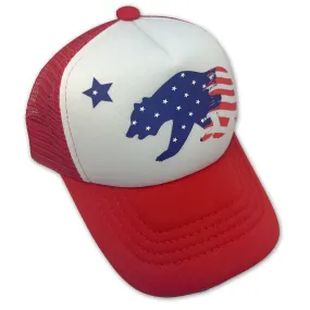 Sol Baby USA California Bear Trucker Hat