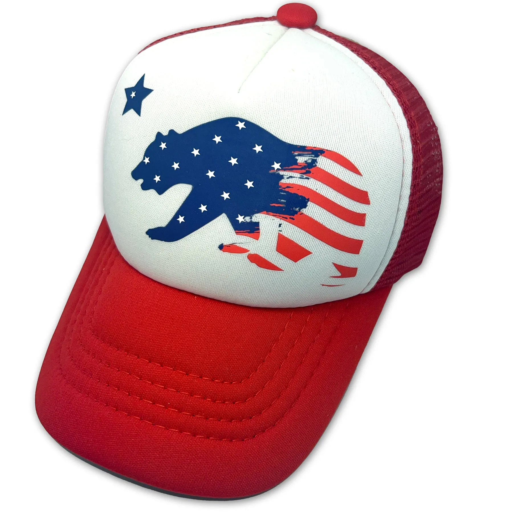 Sol Baby USA California Bear Trucker Hat