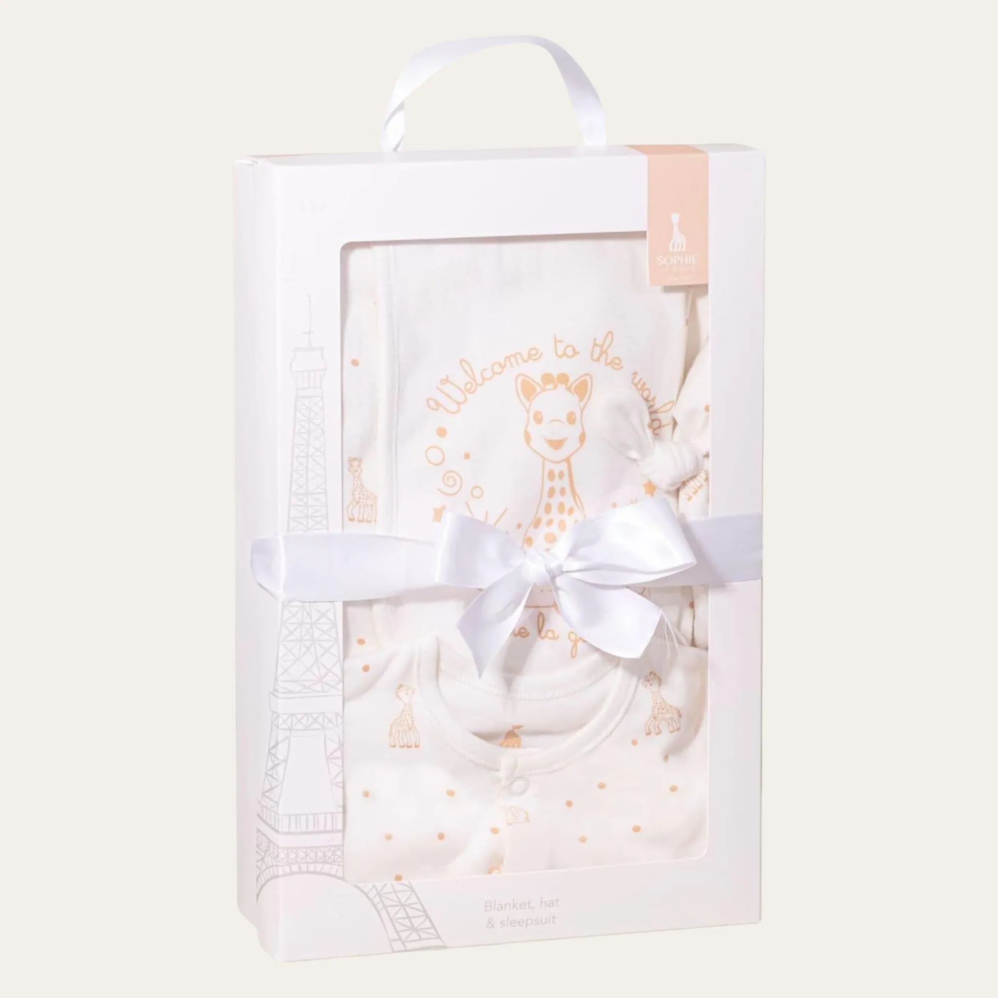 Sophie La Girafe Sleepsuit, Hat & Blanket Gifts Set