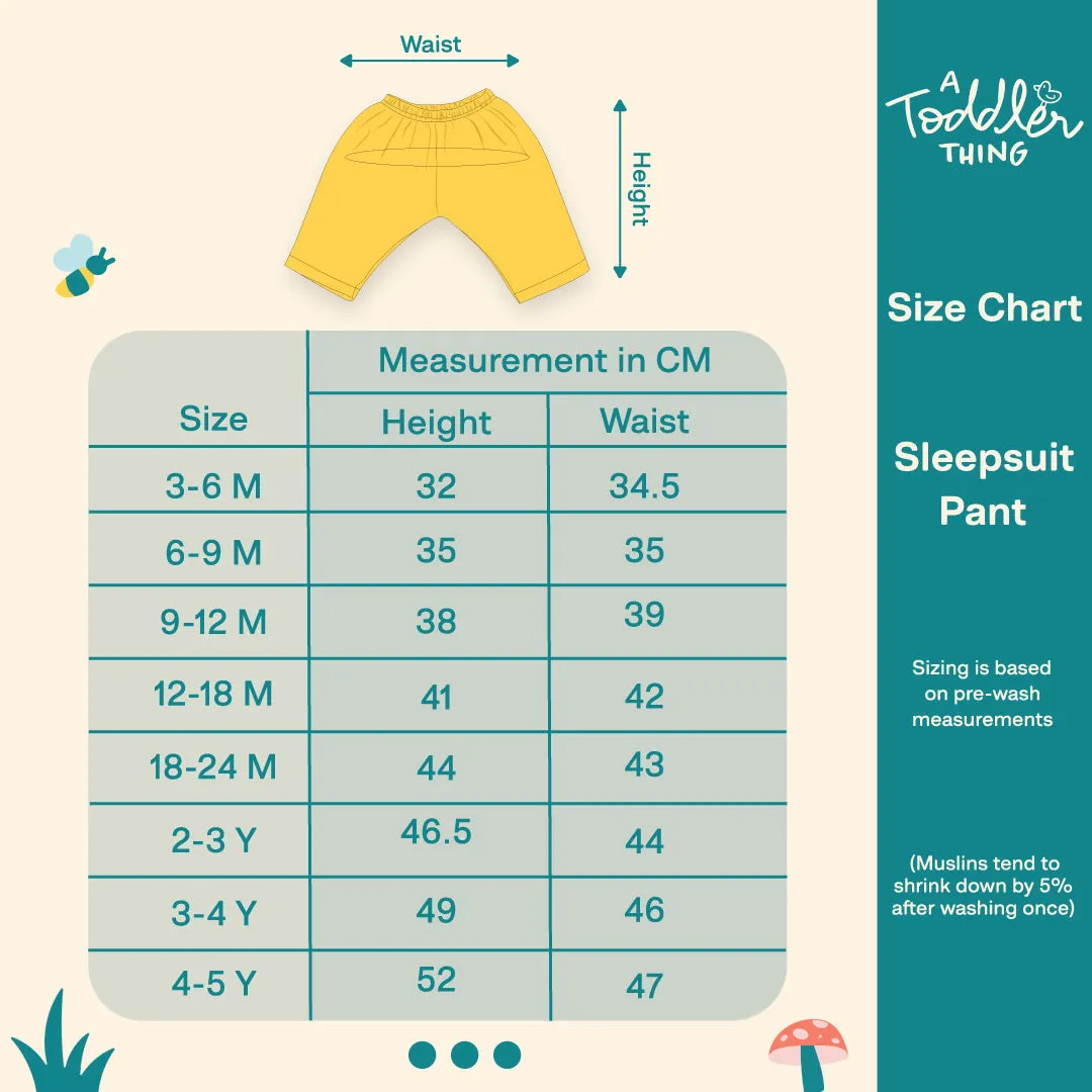 Stoneage- Muslin Sleep Suit for babies and kids (Unisex)
