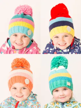 Striped Bobble Hats