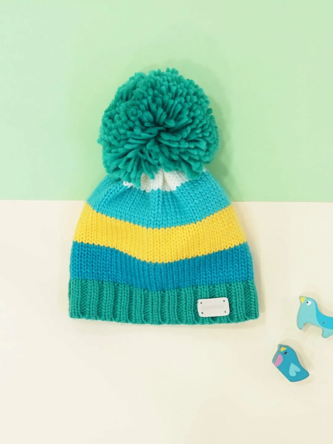Striped Bobble Hats
