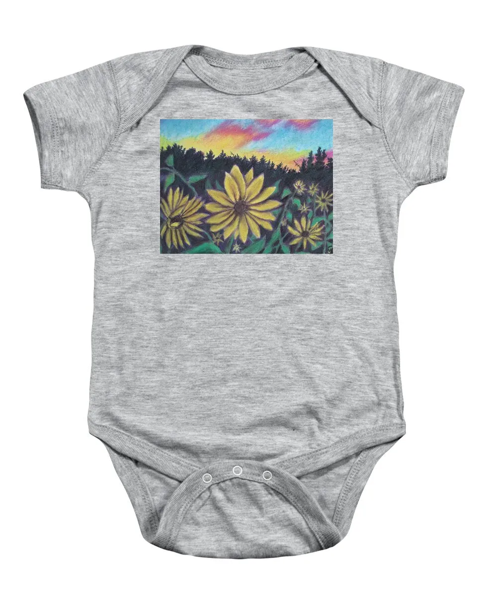 Sunflower Sunset - Baby Onesie