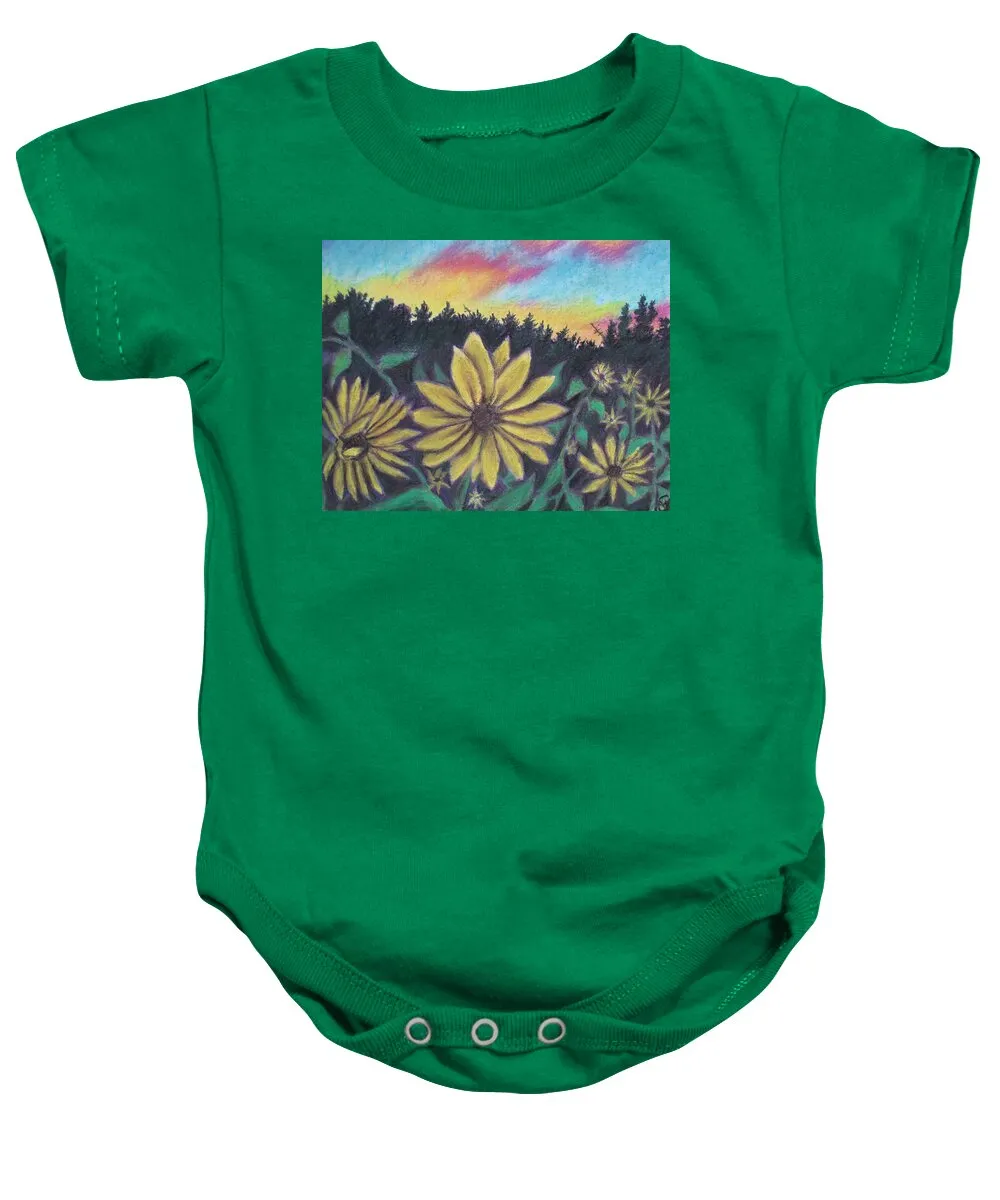 Sunflower Sunset - Baby Onesie