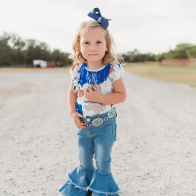 Texas w/t Fringe Shirt Toddler (2T-5T)