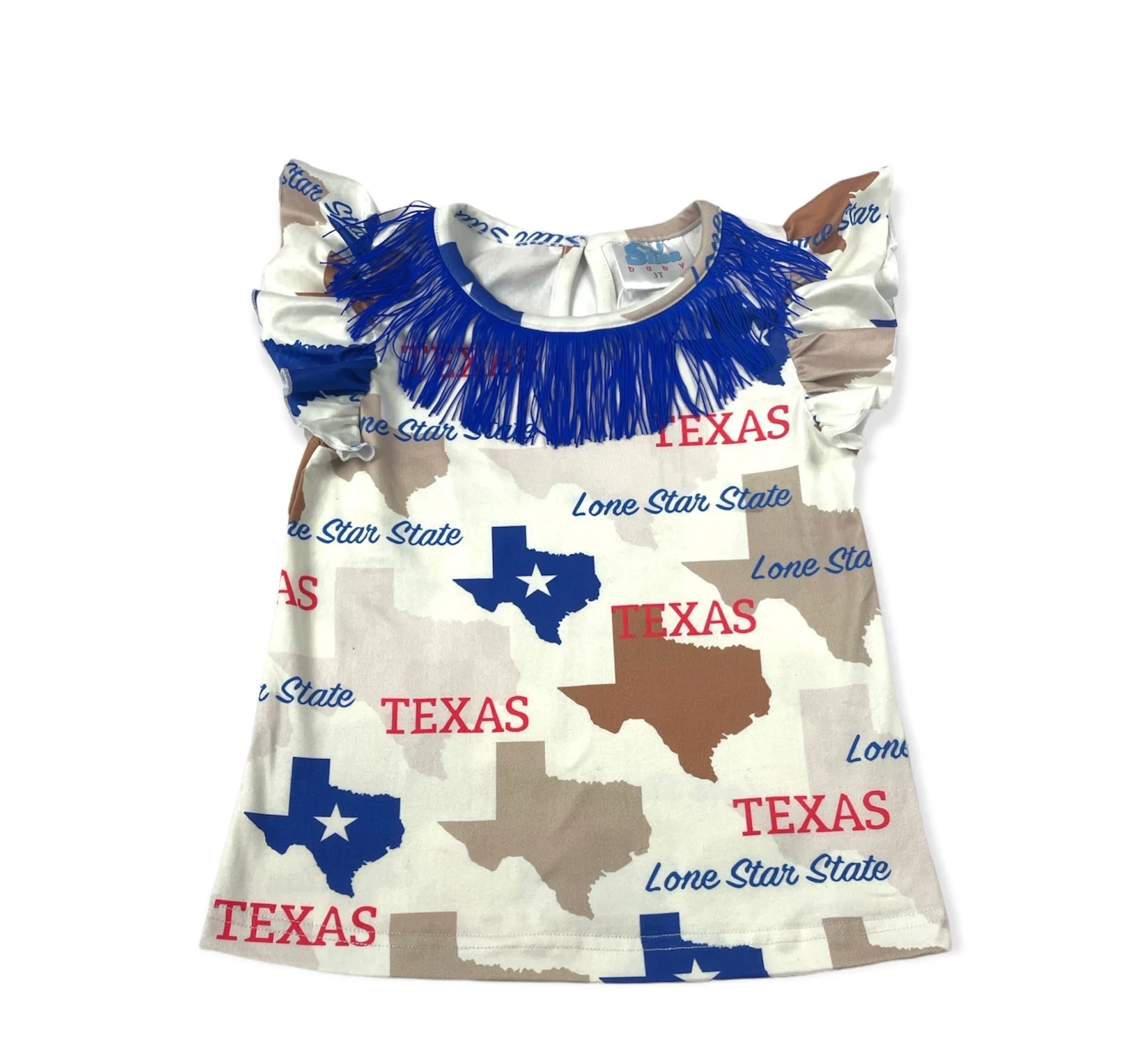 Texas w/t Fringe Shirt Toddler (2T-5T)