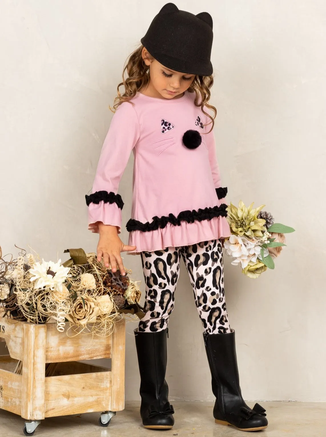The Cutest Cub Leopard Legging Set