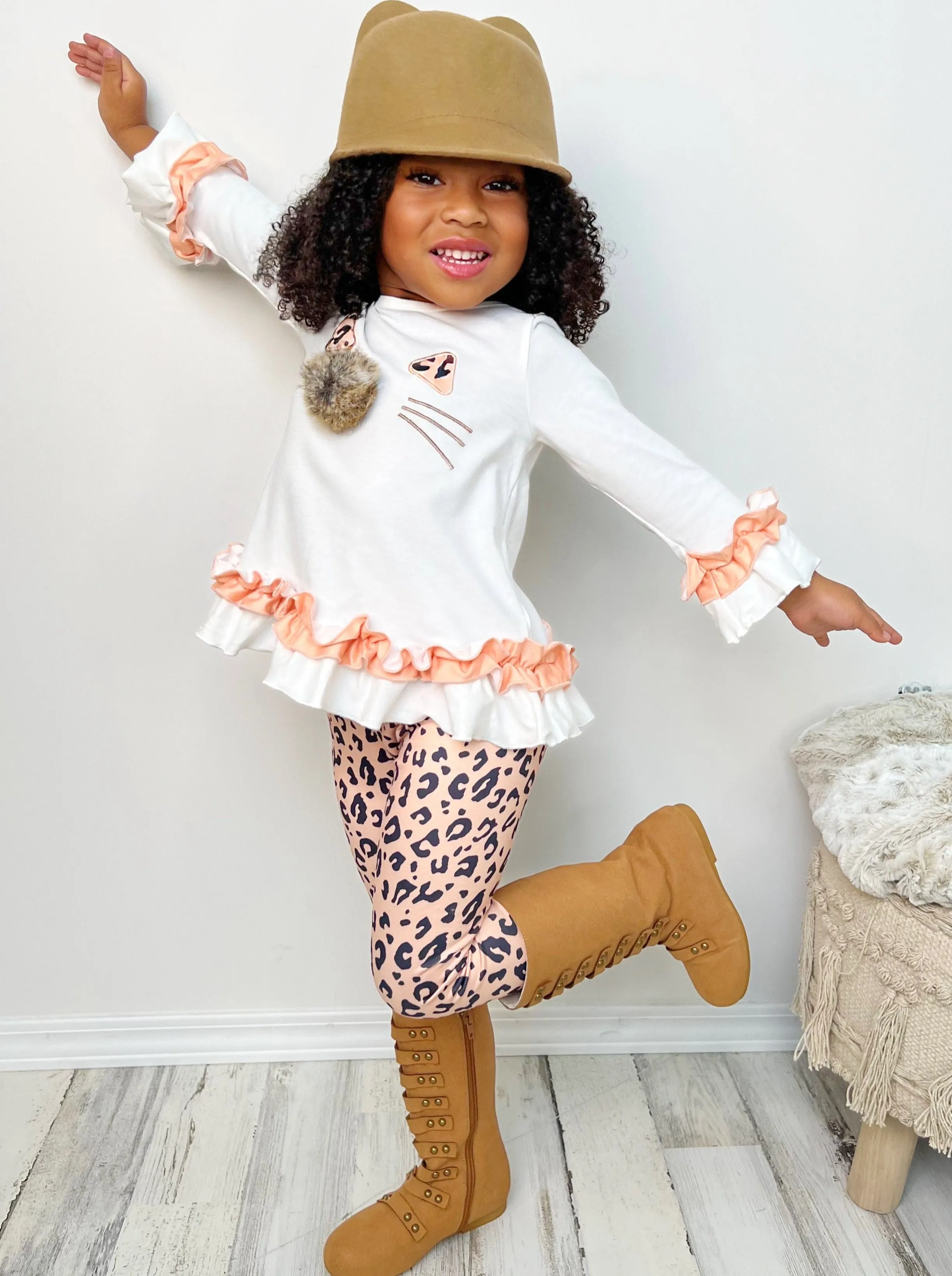 The Cutest Cub Leopard Legging Set