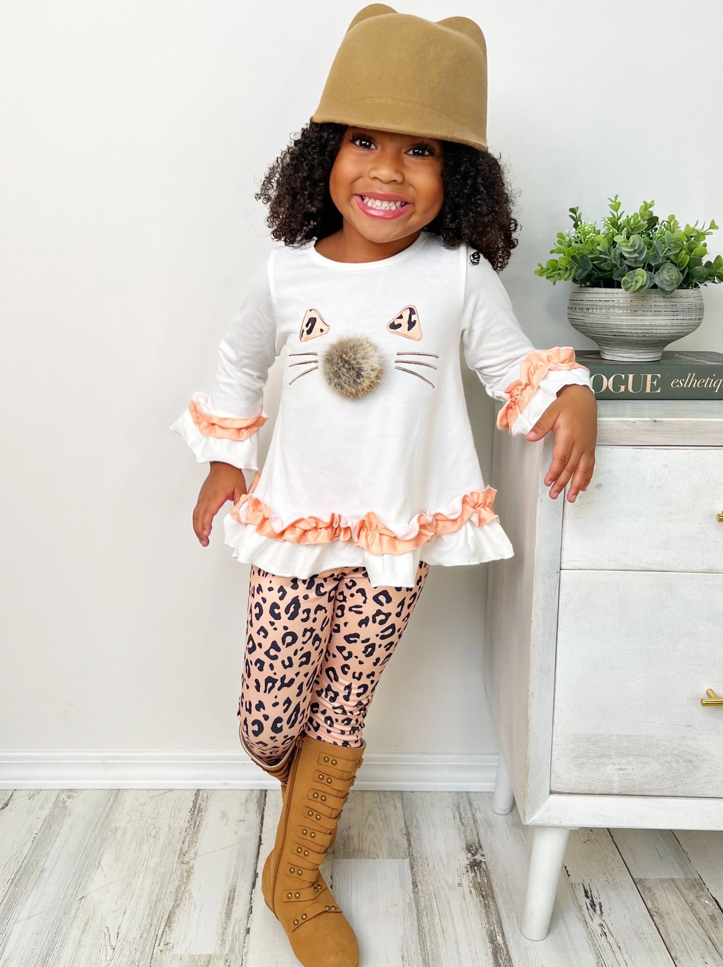 The Cutest Cub Leopard Legging Set