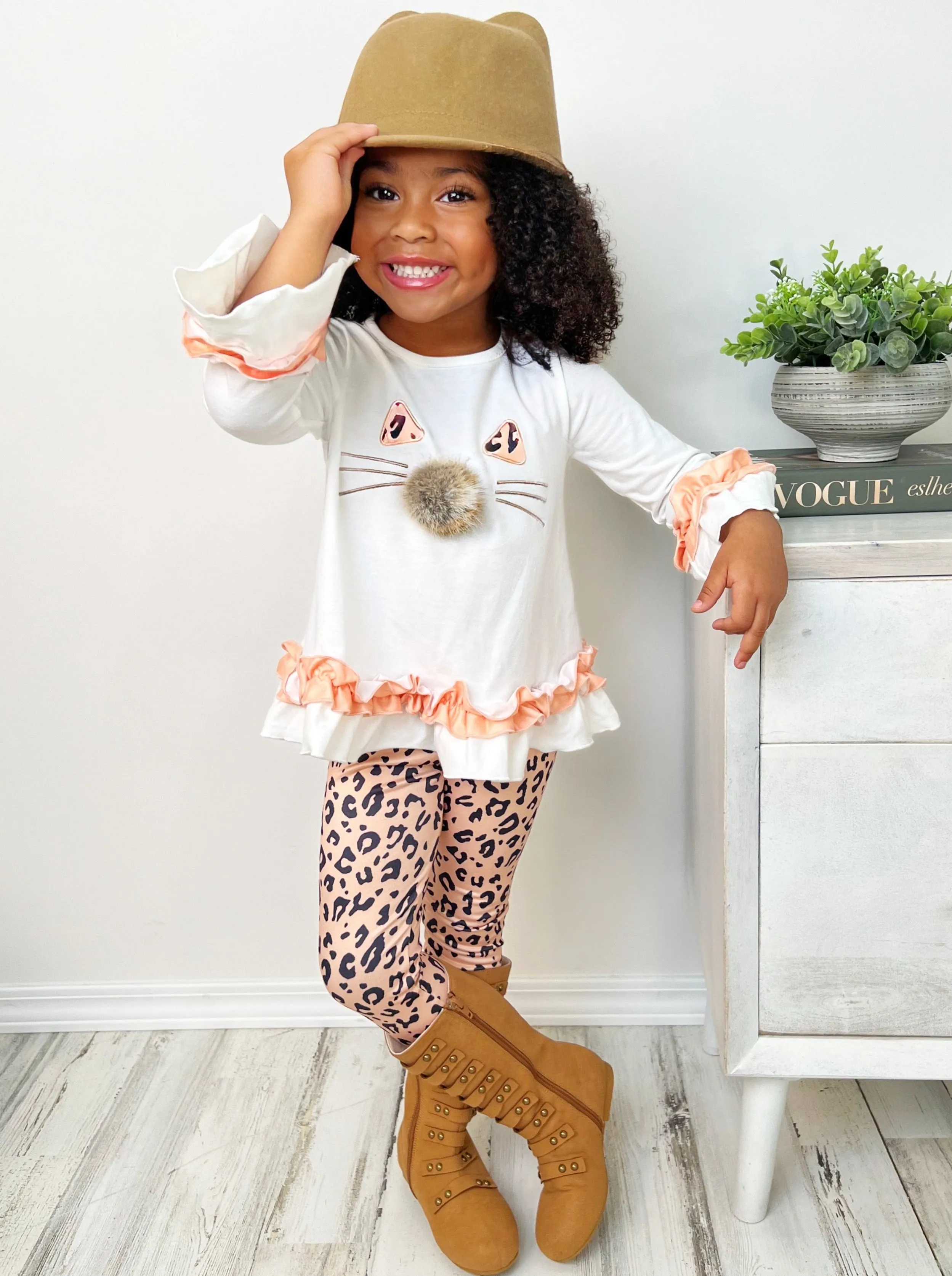 The Cutest Cub Leopard Legging Set