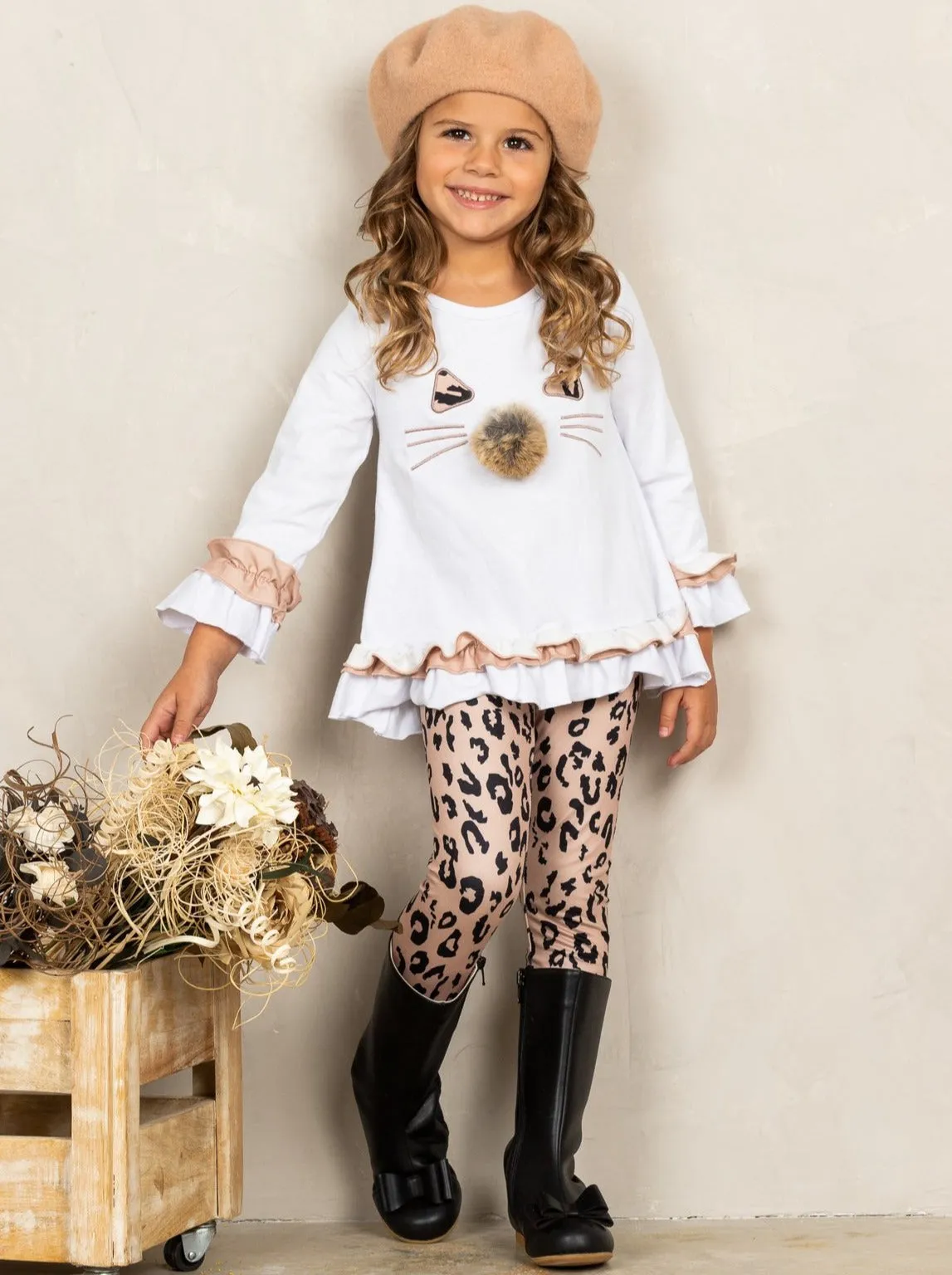 The Cutest Cub Leopard Legging Set