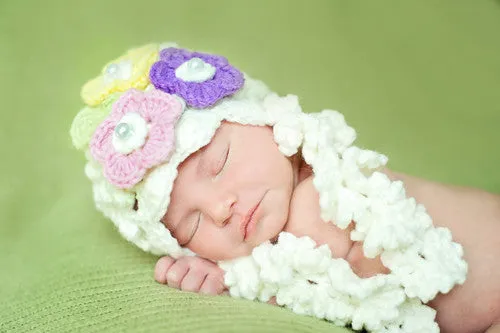The Daisy Baby Knitted Hats