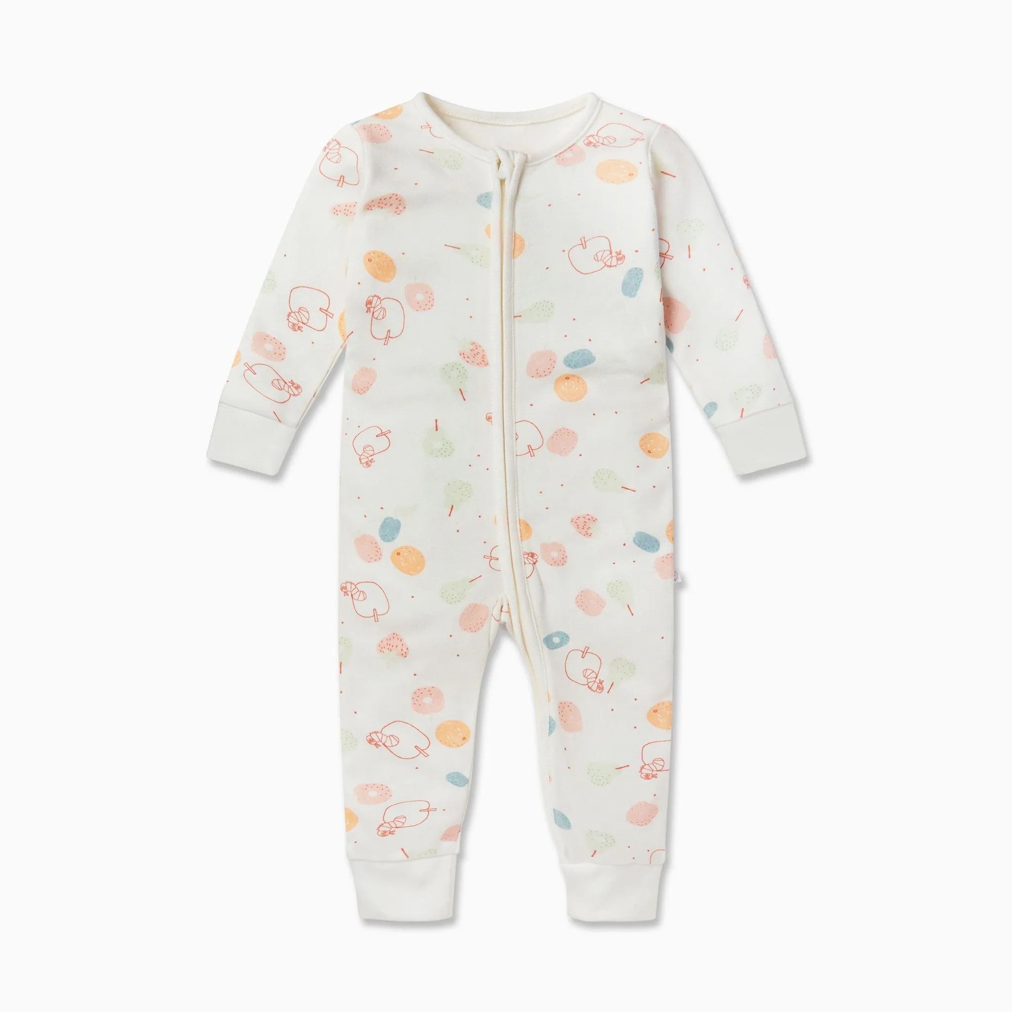 The Very Hungry Caterpillar Print Clever Zip Sleepsuit