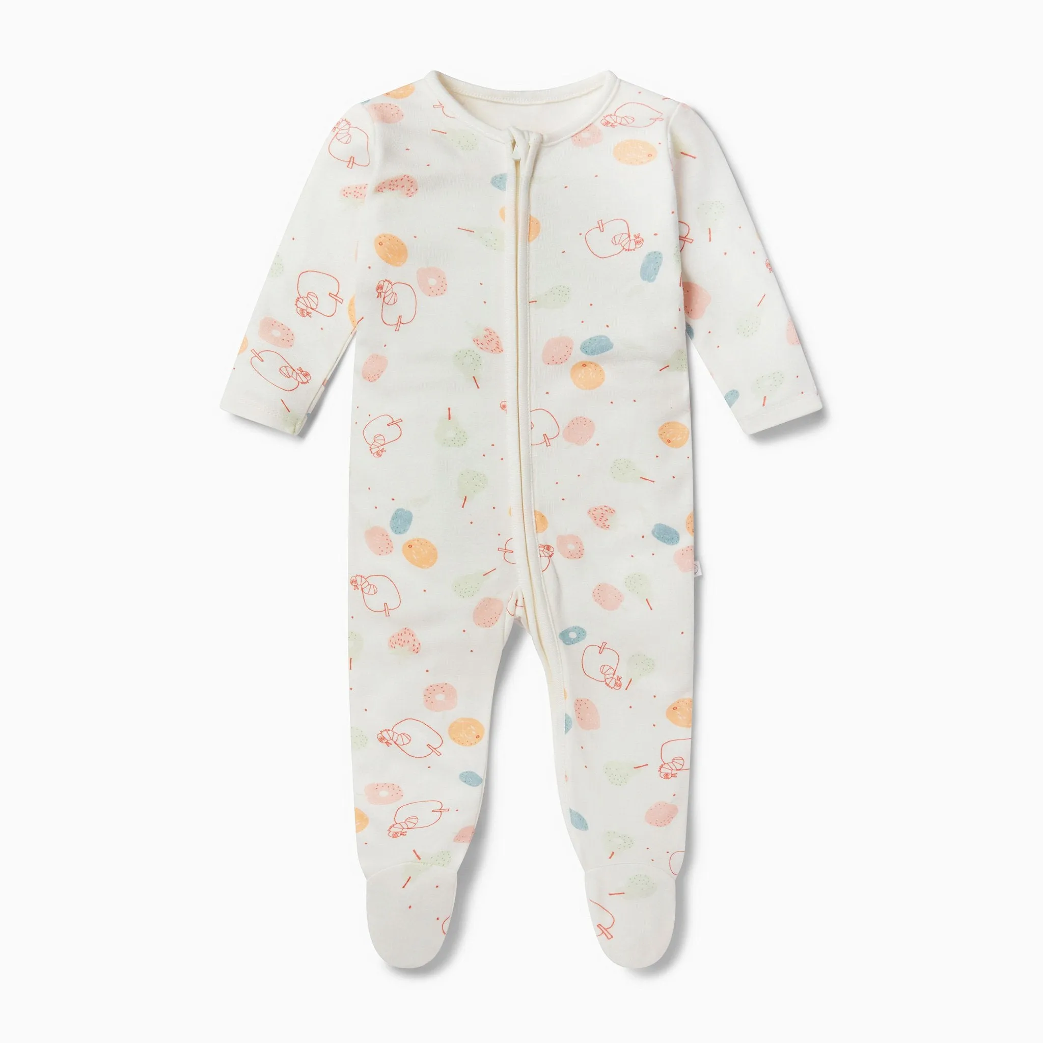 The Very Hungry Caterpillar Print Clever Zip Sleepsuit