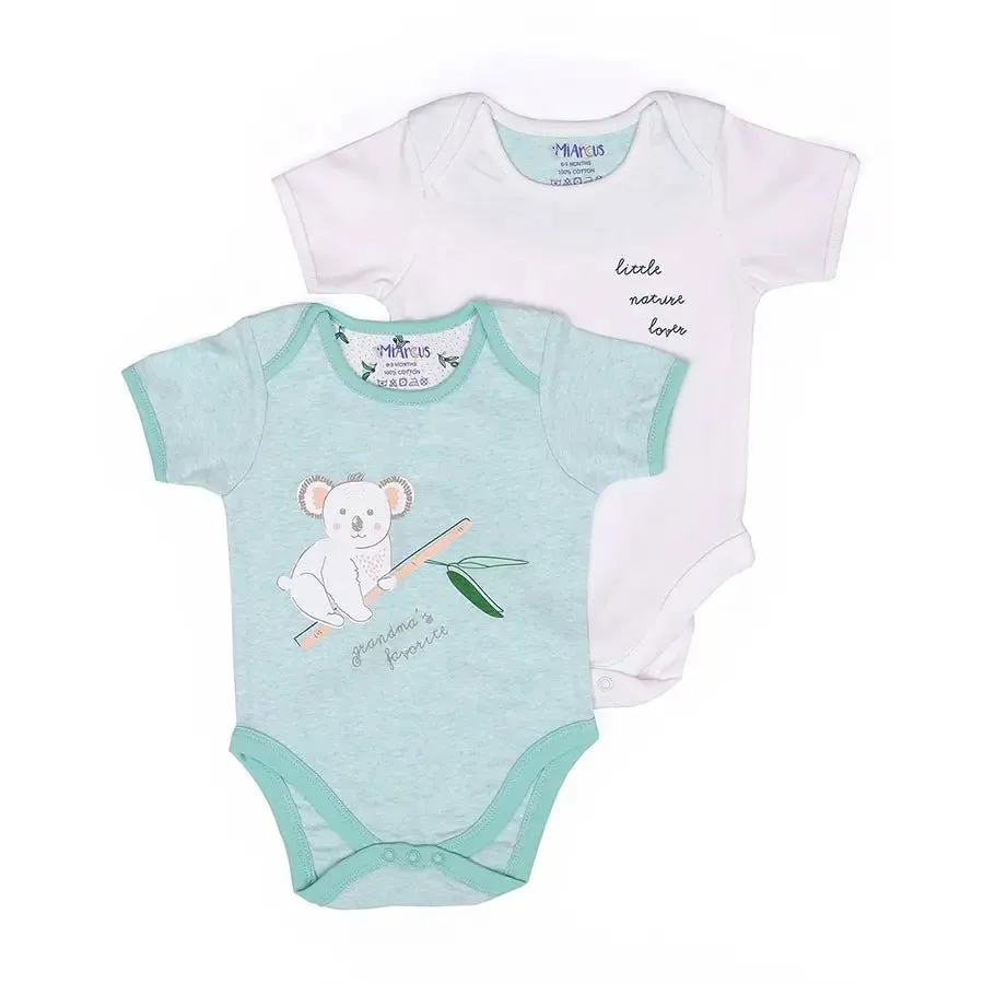 Tiny Tog Knitted Unisex Romper - Koala (Pack of 2)