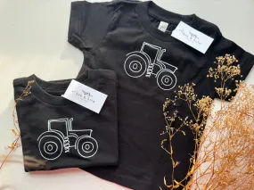 Tractor Doodle Baby Shirt | Unisex Baby Shirt | Farm Clothing