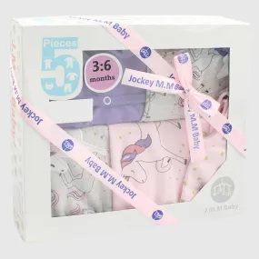 Unicorn 5-Piece Baby Layette Set