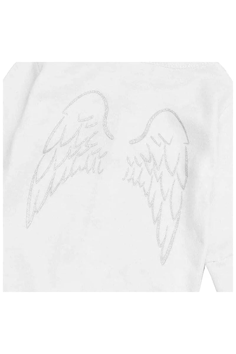 White Little Angel Pure Cotton Romper Sleepsuit