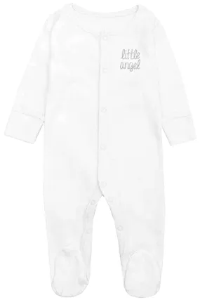 White Little Angel Pure Cotton Romper Sleepsuit
