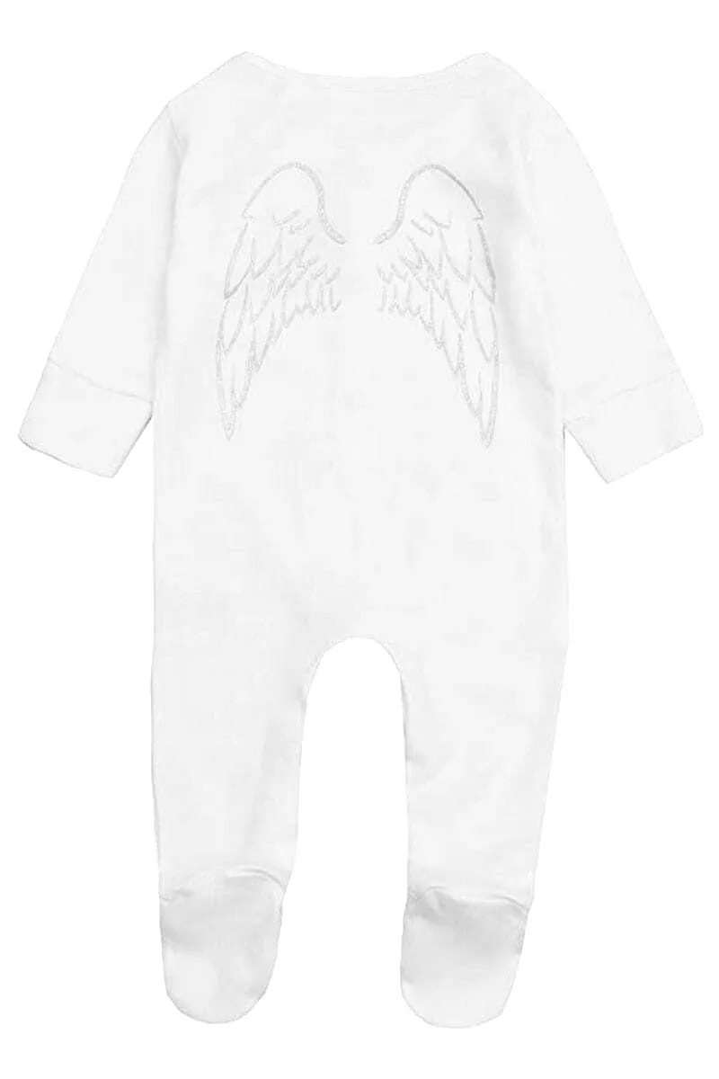 White Little Angel Pure Cotton Romper Sleepsuit
