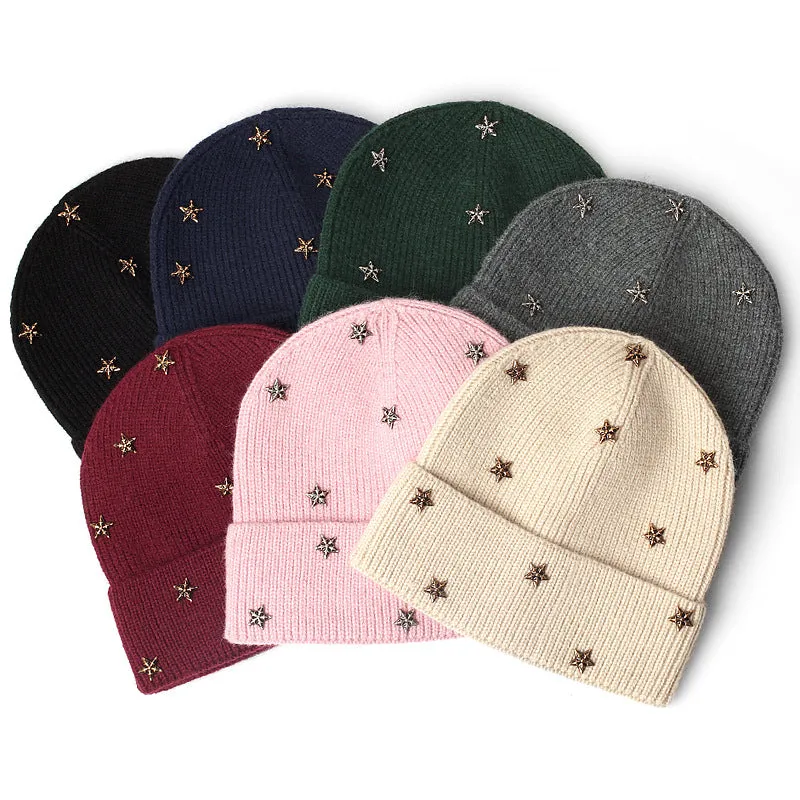 Wholesale Autumn and Winter Hats Children's Warm Woolen Hats Knitted Hats
