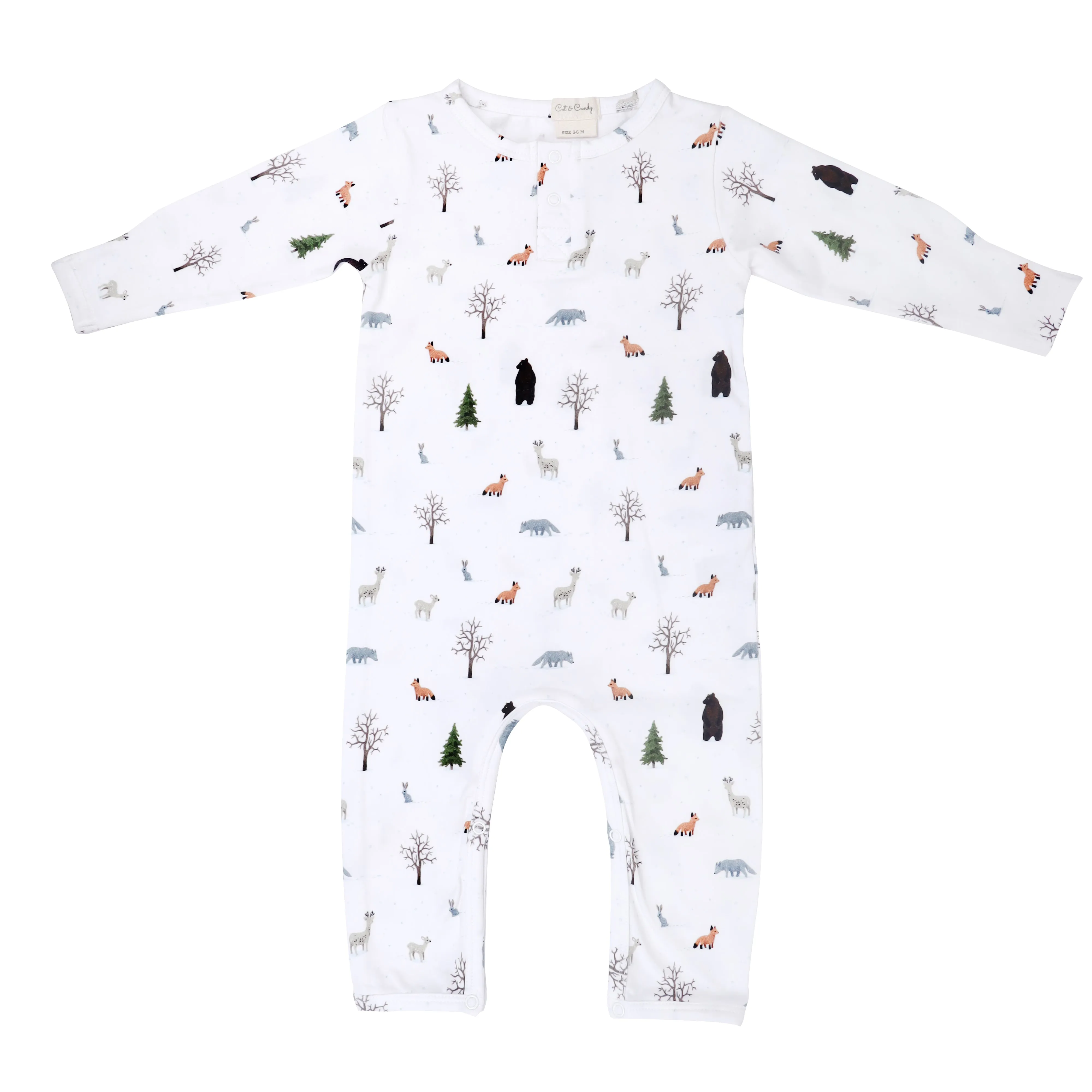 Wild forest Collection Organic  Sleep Suit