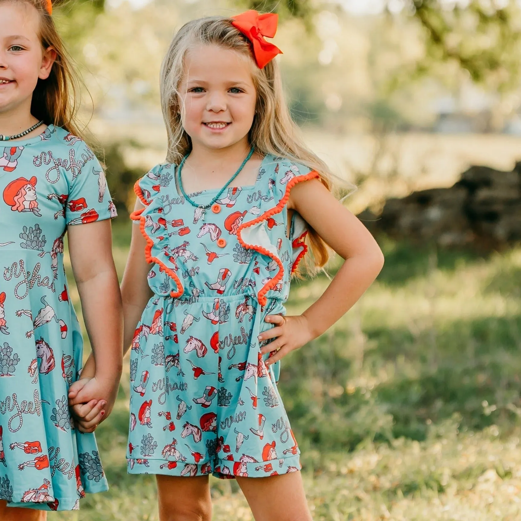 Yeehaw Shorts Romper Kid (6-7)