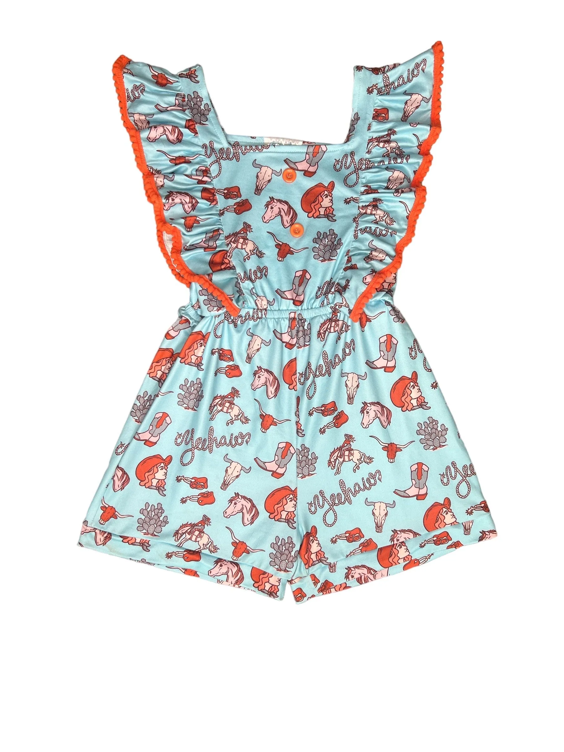 Yeehaw Shorts Romper Kid (6-7)