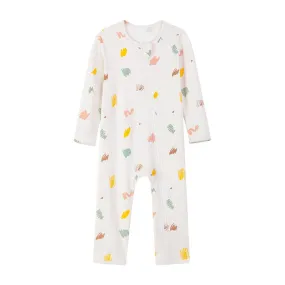 Zipper Baby Romper One Piece - Graffiti